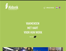 Tablet Screenshot of aldonk.nl